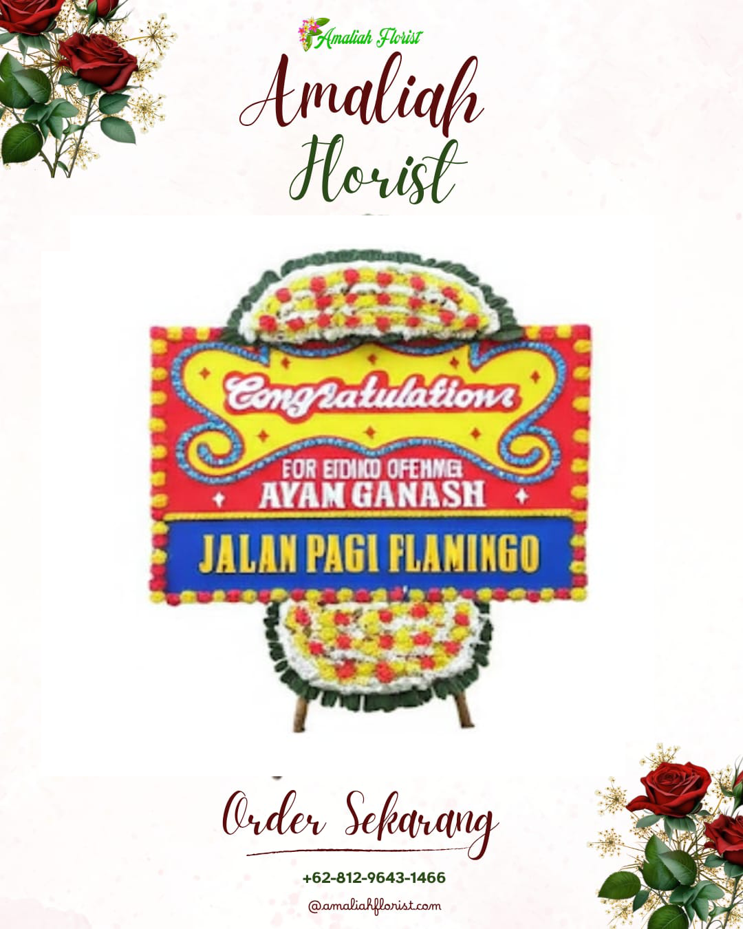 Sewa Papan Bunga Lemah Wungkuk